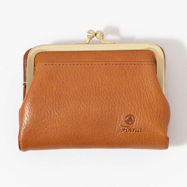 がま口財布 Folna フォルナ 財布 がま口二つ折り財布 2993666 ヌメオイル