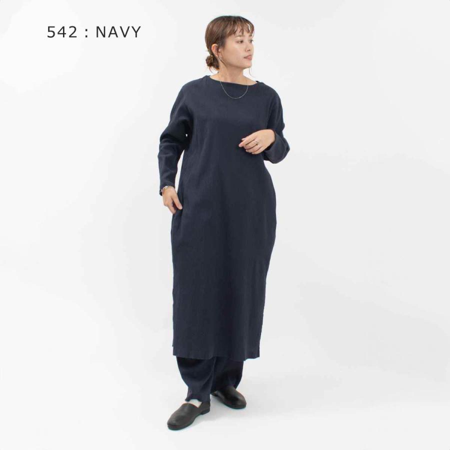 ワンピース Han BIWACOTTON ビワコットン Oni-ワンピース/ボートネック