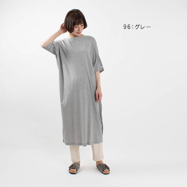 Biwacotton ビワコットンボートネックtドレス 滋賀県 高島ちぢみ 涼しい ナチュラルファッション ナチュラル服 40代 50代 カジュアル シンプル First Yahoo 店 通販 Yahoo ショッピング