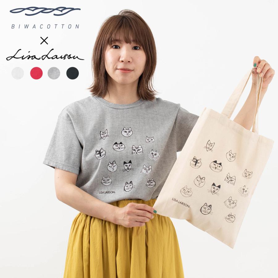 Biwacotton リサ ラーソン プリントｔシャツ ねこのかお ビワコットン 猫 Tシャツ 夏 ナチュラル服 40代 50代 大人 かわいい カジュアル シンプル First Yahoo 店 通販 Yahoo ショッピング