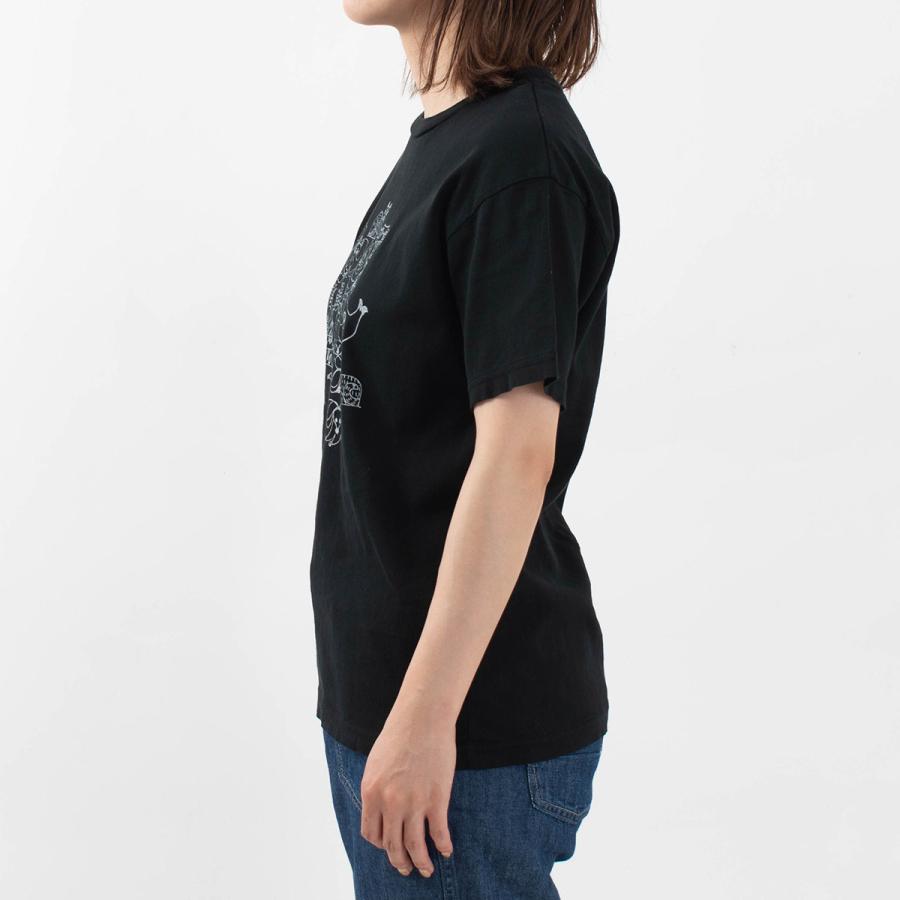 BIWACOTTON リサ・ラーソン_プリントＴシャツ”スケッチZOO” 3412790  ビワコットン Lisa Larson 夏 ナチュラル服 40代 50代 大人かわいい カジュアル シンプル｜asahiya-group-first｜07