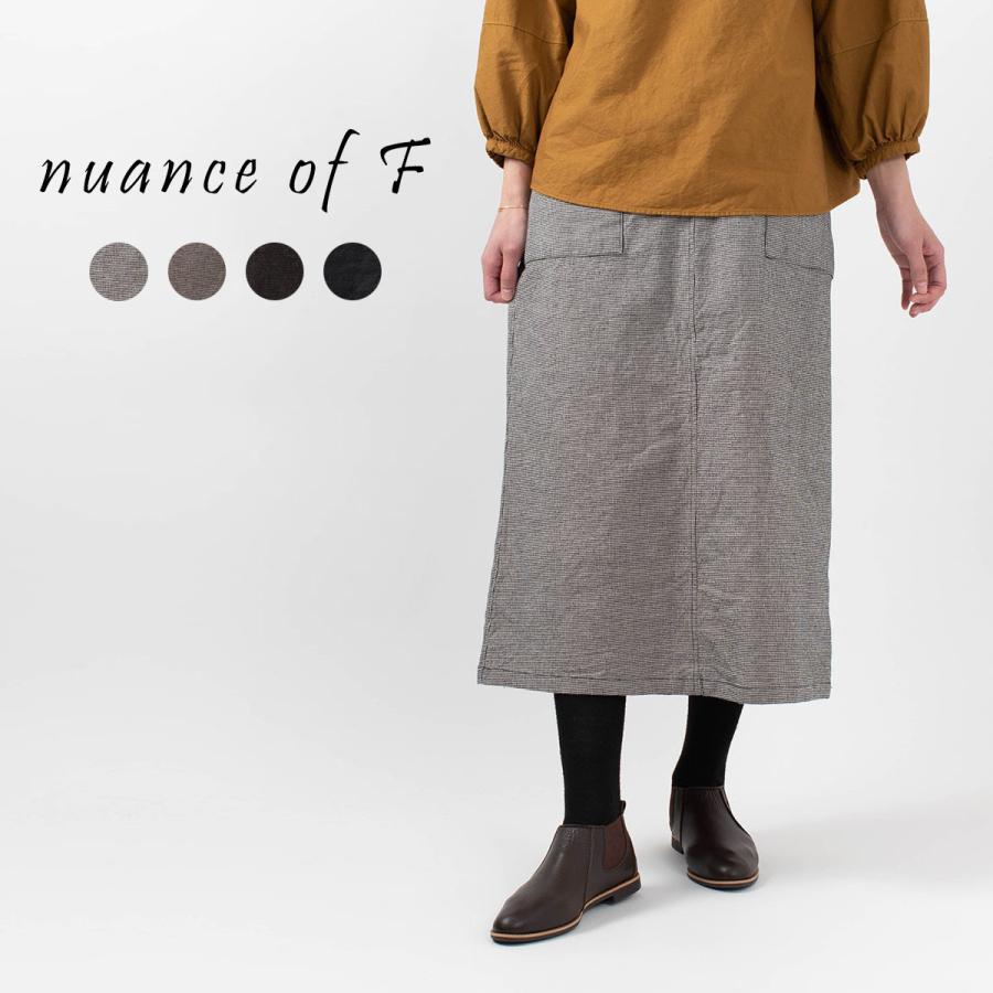 Nuance Of F 千鳥柄タイトスカート 6091 A ナチュラル服 40代 50代 大人コーデ 大人かわいい カジュアル シンプル ベーシック 6091 A First Yahoo 店 通販 Yahoo ショッピング