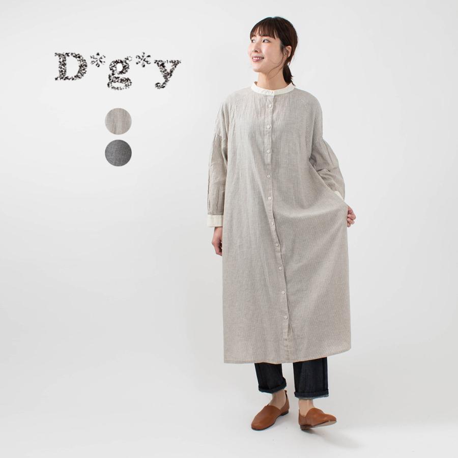 一番人気物 秋 夏 ディージーワイ バンドカラーワンピース D9060春 D G Y ナチュラル シンプル カジュアル 大人かわいい 50代 40代 ナチュラル服 ファッション ワンピース Size M Adlinkpublicity Com