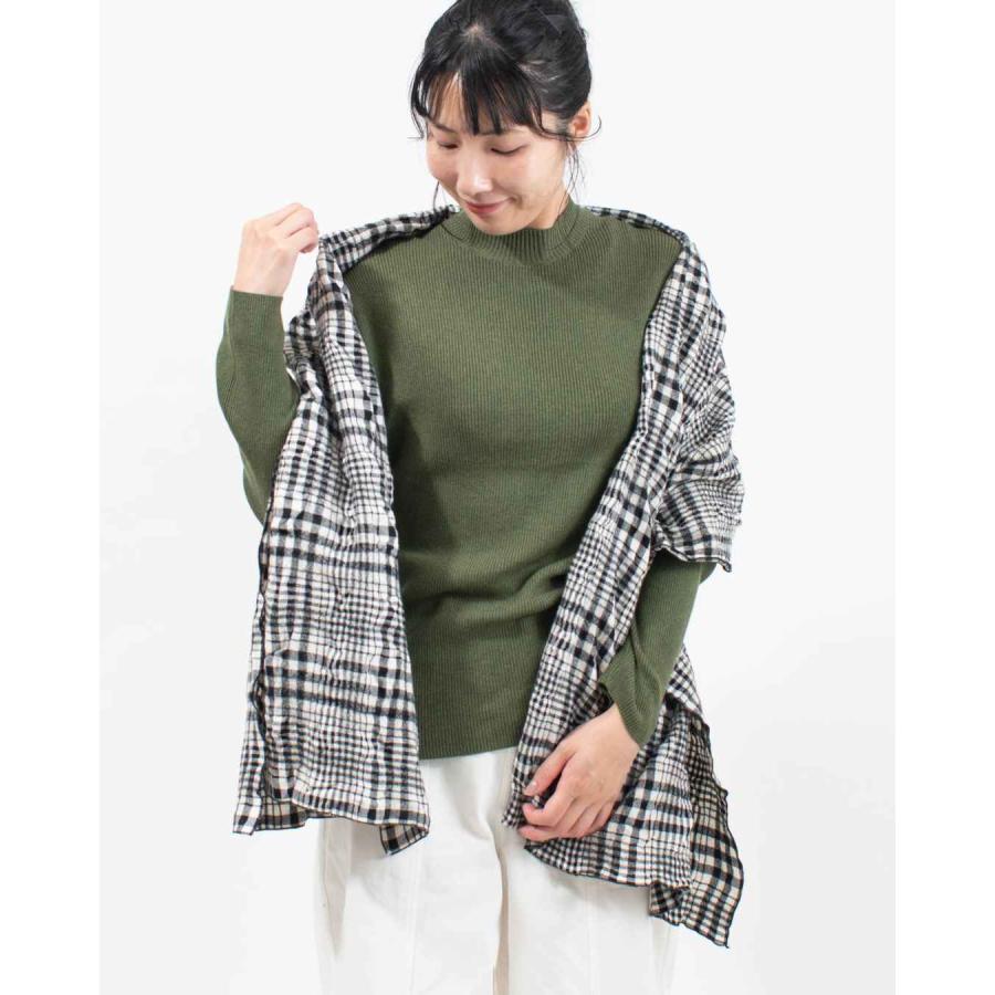 prit（プリット） ウールコットンチェックストール P00640レディース
