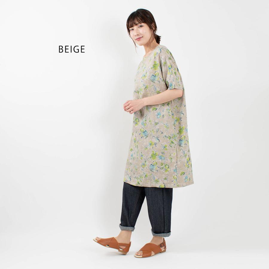 上品 40代 ナチュラル服 夏 P10 花柄チュニック ディージーワイ D G Y 50代 ベーシック シンプル カジュアル おしゃれ 大人かわいい チュニック Size M Www Quantumbytestore Com