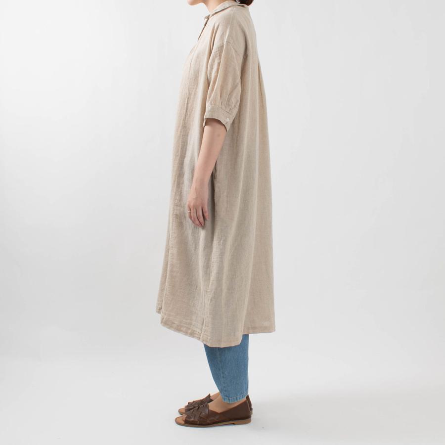 Sun Valley サンバレー 綿麻ガーゼシャツワンピース Sk ナチュラルファッション ナチュラル服 40代 50代 大人コーデ カジュアル シンプル Sk First Yahoo 店 通販 Yahoo ショッピング