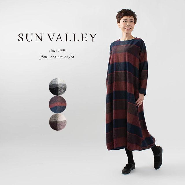 Sun Valley ブロックチェックワンピース Sk ナチュラル服 40代 50代 大人コーデ 大人かわいい カジュアル シンプル ベーシック Sk First Yahoo 店 通販 Yahoo ショッピング