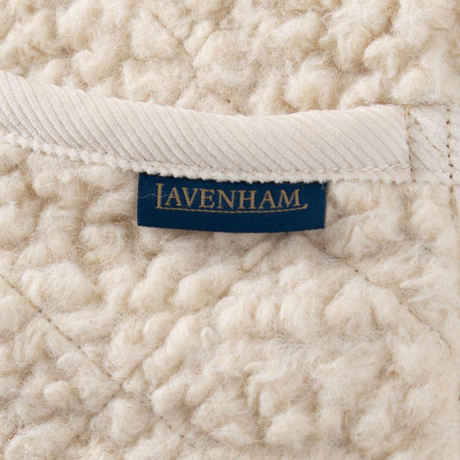 LAVENHAM ［ラベンハム］LONGLINE COLLARLESS SHERPA JACKET