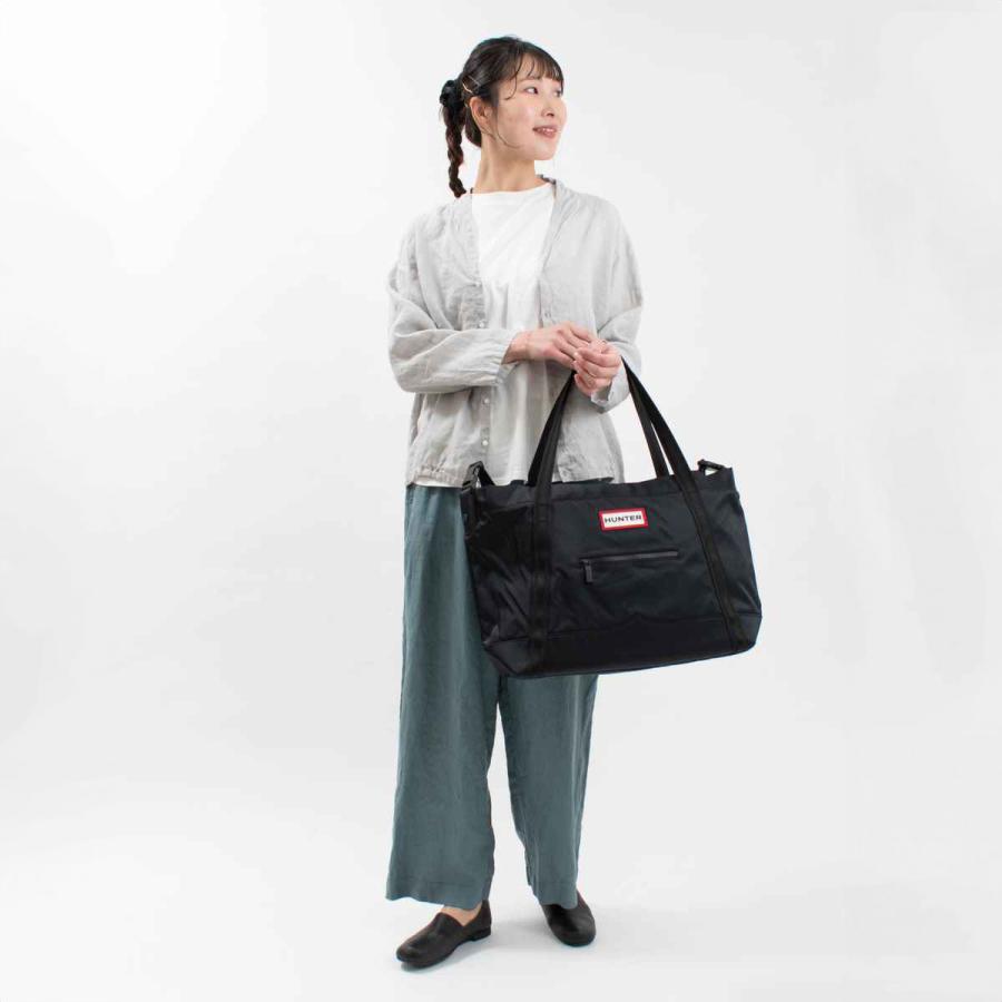 HUNTER ハンター ナイロンラージトップクリップトートバッグ