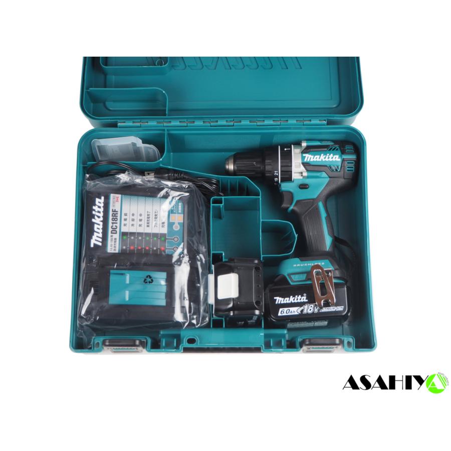 マキタ 18V 充電式振動ドライバドリル HP484DRGX 6.0Ahバッテリー×2個  