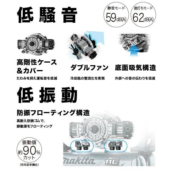マキタ エアコンプレッサー AC462XLB 11L 高圧/一般圧対応 2年間 マキタ エアコンプレッサー AC462XLB 11L 高圧/一般圧対応 2年間