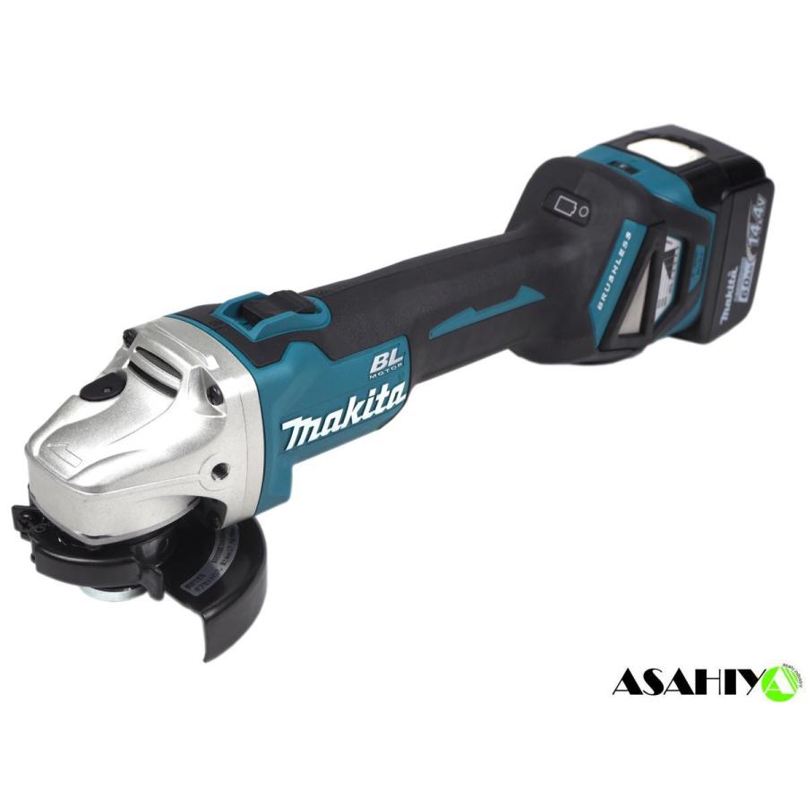makita 充電式ディスクグラインダ 充電器バッテリーセット GA410DRG-