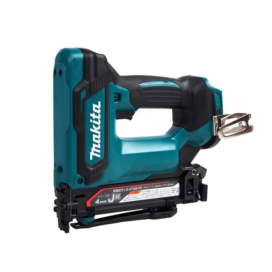 マキタ（makita） 充電式タッカ 18V ST421DZK J線 速射 化粧板 4mm幅