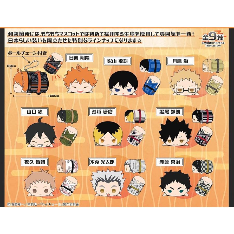もちもちマスコットWA ハイキュー!! vol.1 BOX商品 全9種類セット もち