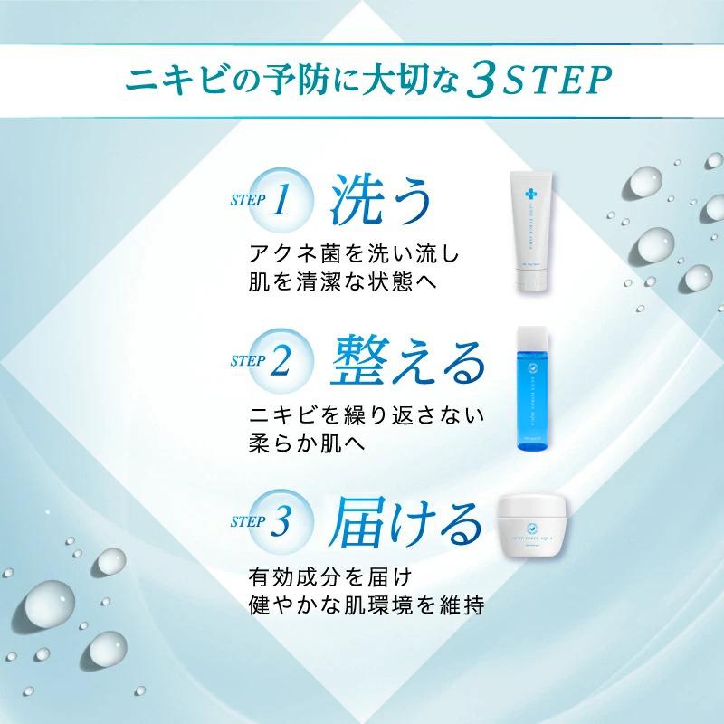 にきび クリーム オールインワン ゲル ニキビ ケア 薬用 ACNE FORCE AQUA アクネケア 肌荒れ 吹き出物 背中 お尻 ニキビ跡 顎ニキビ RESESTA 50g［医薬部外品］｜asahiyanet｜13