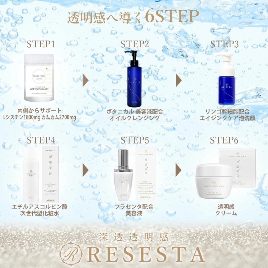美白 美容液 プラセンタ RESESTA WHITE PURE AQUA しみ そばかす 美白 美容液 プラセンタ RESESTA WHITE PURE AQUA しみ そばかす