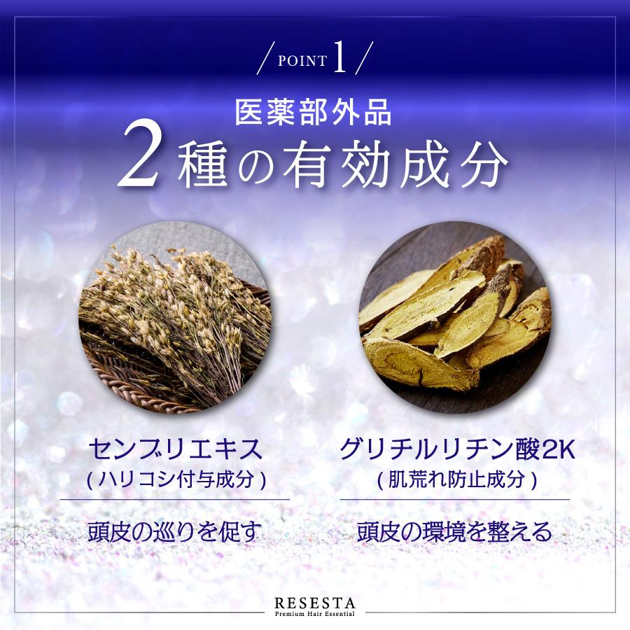 育毛剤 養毛料 女性 RESESTA 新配合 リデンシル3% センブリ 薬用 ヘアケア 発毛促進 抜け毛 女性用育毛剤 増毛 養毛 レディース 100ml 日本製 医薬部外品 |  | 06