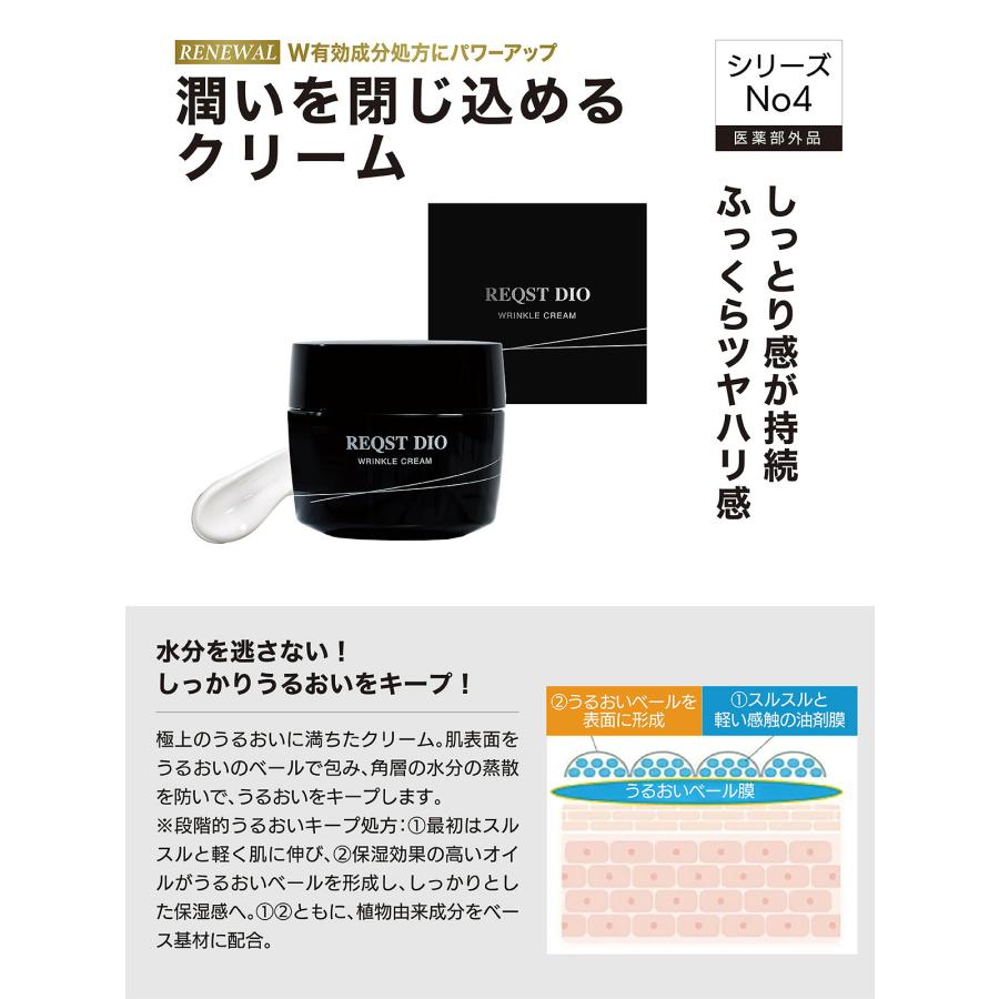 REQST DIO モイスト クリーム メンズ シワ改善・シミ予防・肌荒れ予防 医薬部外品 |  | 06