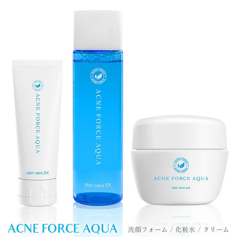 Acne Force Aqua 薬用 医薬部外品 洗顔フォーム 化粧水 クリーム 3点セット ニキビ用 基礎化粧品 繰り返すニキビ 大人ニキビ ニキビ跡 Acneforceaqua3set Body Lite Change 通販 Yahoo ショッピング