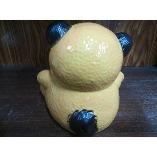 信楽焼 赤ちゃんタヌキ ベビー イエロー 出産祝い お土産 幸福 狸