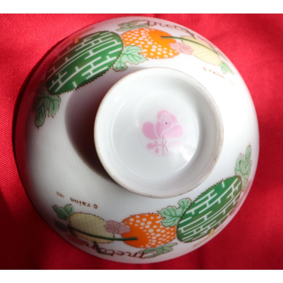 茶碗 メロン柄の茶碗 かわいい 子供用 お茶碗 日本製 小さい キッズ 
