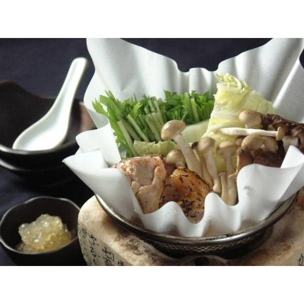 紙なべ 白 50枚 SKA-143 国産品 国産 1人鍋 軽い 無地 シンプル