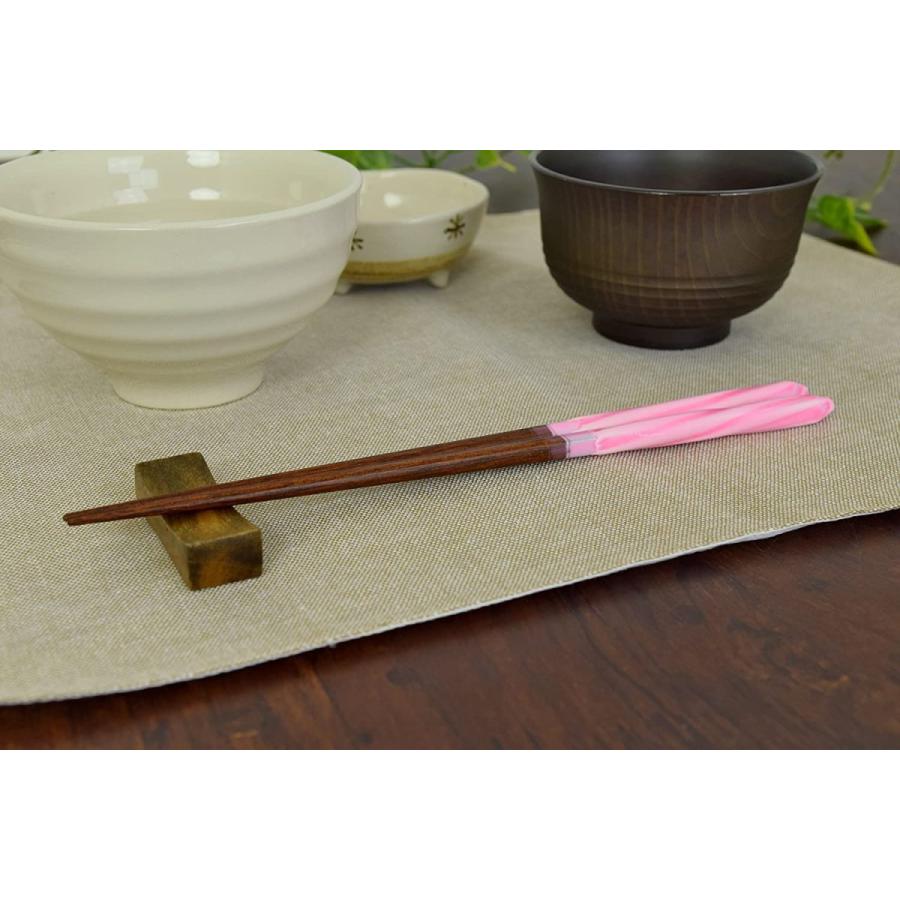 お箸 あめ玉 ネジリ ピンク 23cm ハシ かわいい 女の子 人気 箸