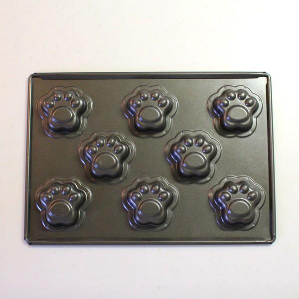 肉球 天板8P スーパーシリコン加工 基本のお菓子型シリーズ第八弾