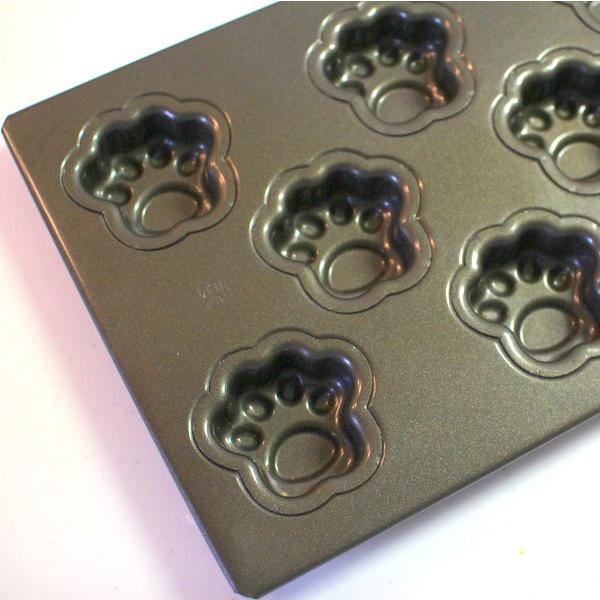 肉球 天板8P スーパーシリコン加工 基本のお菓子型シリーズ第八弾