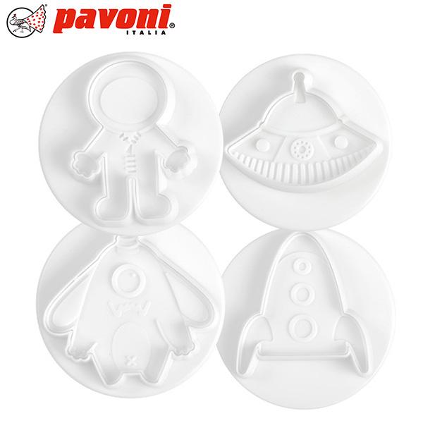 パボーニ クッキーカッター スペース クッキー型 抜き型 ビスケット型 可愛い アイシング 楽しい シュガークラフト No3015 驚きの安さ