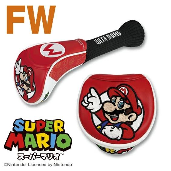 新品】【ゴルフ用品】スーパーマリオ ヘッドカバーFW用 （マリオ）[お