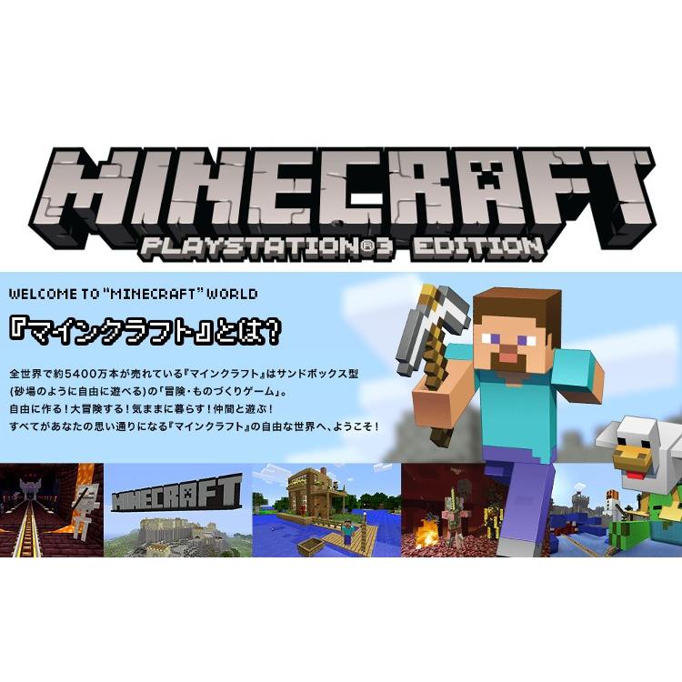 [メール便OK]【新品】【PS3】Minecraft Playstation 3 Edition (マインクラフト)【海外北米版】｜asakusa-mach｜02