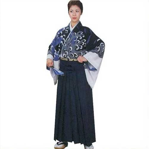 無地 袴 染 特選 濃紺 （f無14,mi無地8555） 無地袴 染無地袴 はかま 