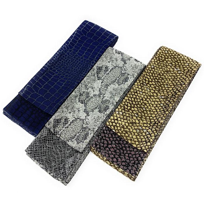 洗える 角帯 パイソン 洗える角帯紳士 帯 男 三寸帯 紳士 和服 ZR