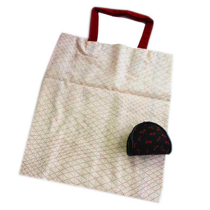正絹 トートバッグ かばん 和装 きもの 着物 手提げ ハンドメイド 古布