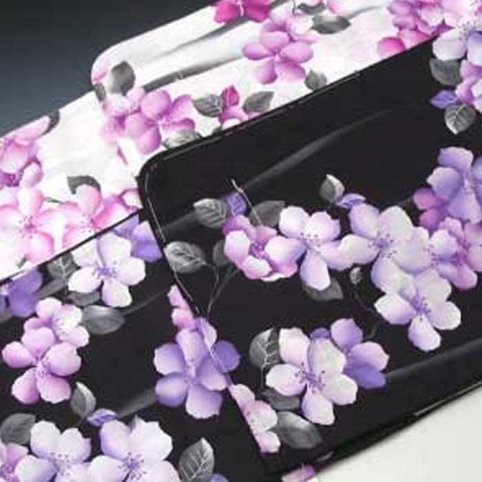 オトメノユメ ゆかた よろけ縞 桜 レディース 婦人 浴衣 単品 ZR 