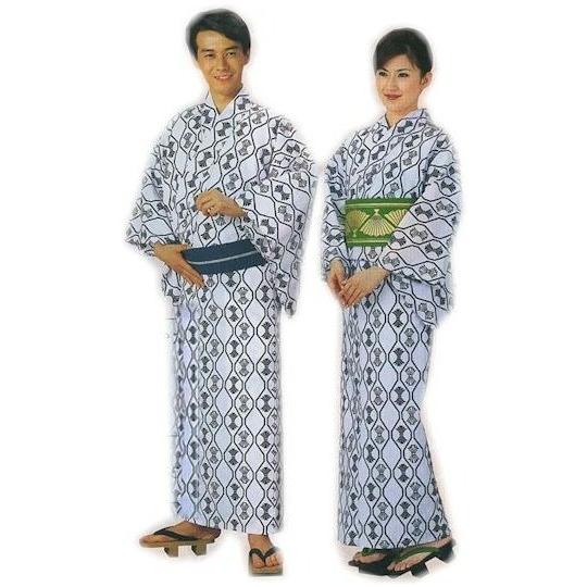 浴衣 反物 白 立涌 熨斗 メンズ レディース 小紋 ゆかた 祭 (s板2347) 未仕立て 生地 盆踊り 祭り 揃い 踊り まつり お取り寄せ商品|asakusa1394|02