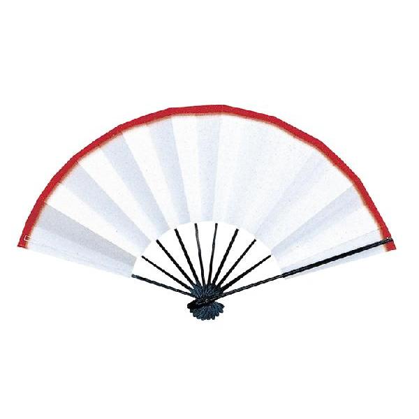 舞扇子 白地天紅 黒塗 日本製 扇子箱付 舞踊 扇子 舞扇 踊り 日舞