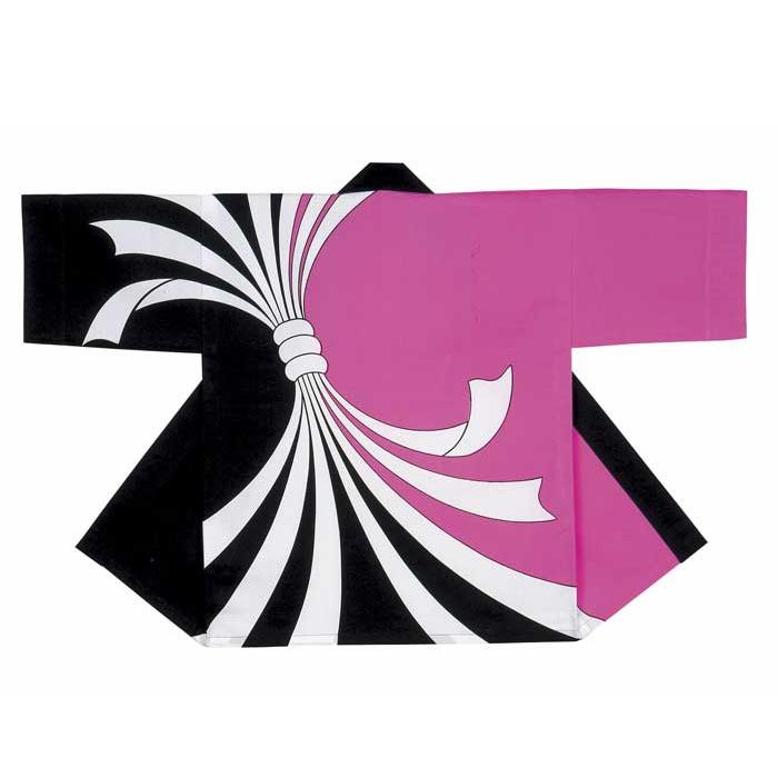 激安商品 はっぴ 熨斗目 黒 ピンク 半纏 法被 半纏をお探しのかたはこちら ハッピ 1点までメール便可 お取り寄せ商品 袢纏 大人 まつり 祭り 衣装 よさこい Oス9942 祭 祭り用品 Www Solidarite Numerique Fr