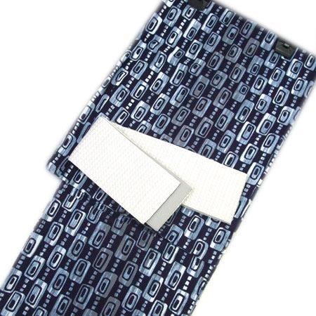 浴衣 セット メンズ XL LL 2L 紺 グレー 大寸 ゆかた 角帯 2点 大きい