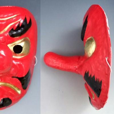 お面 天狗 踊り 小道具 （s3285） 日舞 日本舞踊 時代劇 歌舞伎 おめん