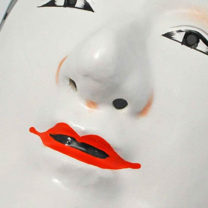 くわえ面 小面 能面 踊り 小道具 日舞 日本舞踊よさこい 演劇 おどり