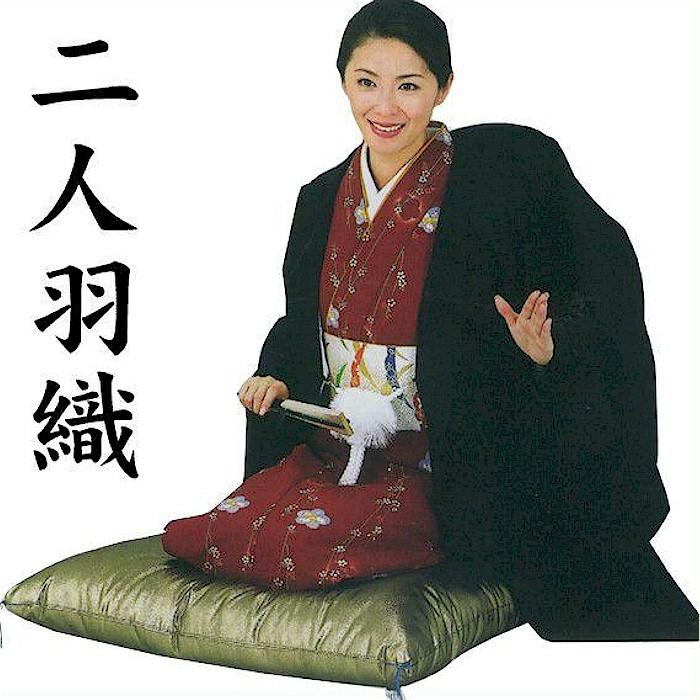 二人羽織 ににんばおり 羽織 （s8785） 二人 黒羽織 2人 はおり 宴会  