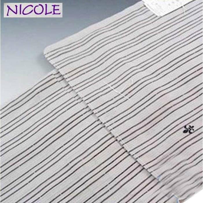Nicole 紳士 ゆかた メンズ ブランド 浴衣 ニコル 男性用 夏 着物 帯 下駄 オプション付 L 浅草きもの市 通販 Yahoo ショッピング
