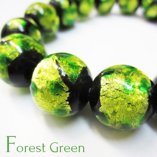 ホタルガラス ブレスレット フォレストグリーン 蓄光タイプ 沖縄 琉球