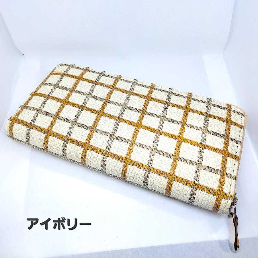 人気 チェック柄 長財布 レディース メンズ : ティグレス - 通販