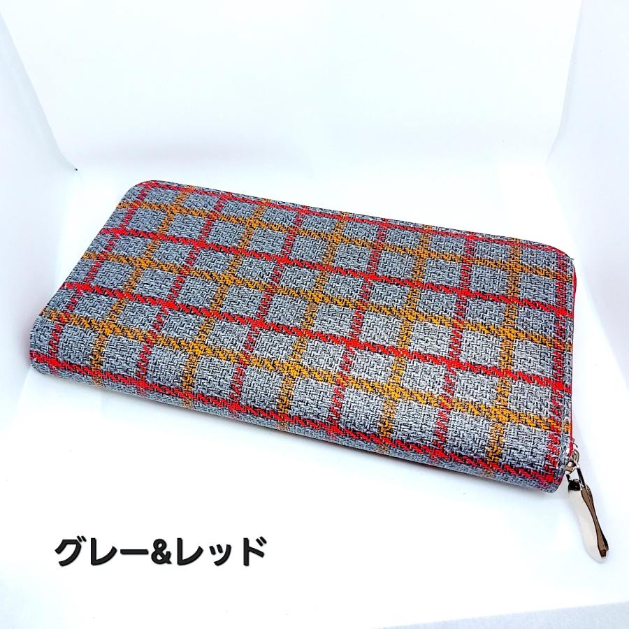 人気 チェック柄 長財布 レディース メンズ : ティグレス - 通販