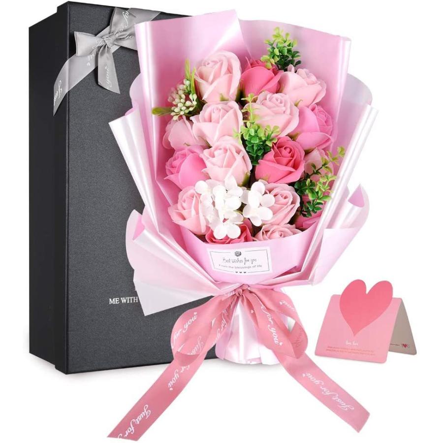 ソープフラワー 花束 造花 バラ 花枯れない花 母の日 敬老の日 プレゼント バレンタインデー 誕生日クリエイティブギフト ギフトボックス付き Rzh021 あさみショップ 通販 Yahoo ショッピング