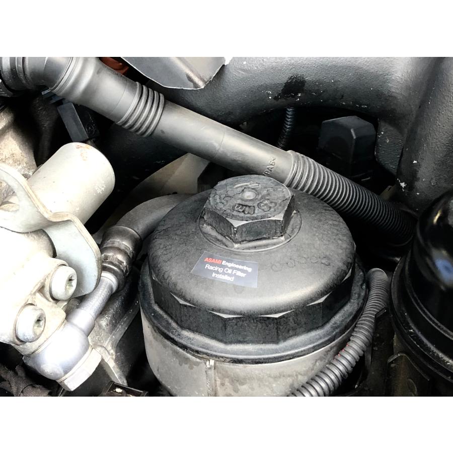BMW X3 (E83) 2.5i, 3.0i 用 (M54エンジン車) アサミエンジニアリング・レーシングオイルフィルター 11427512300AE | ASAMI Engineering | 06