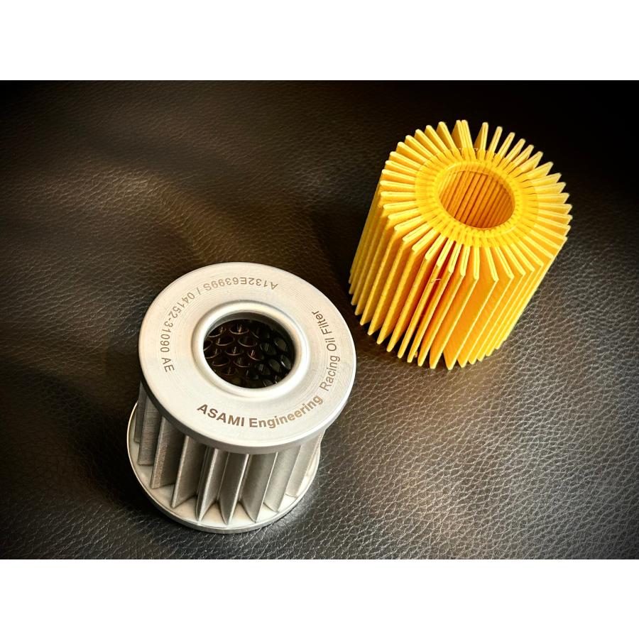 レクサス RC300h, RC300, RC200t (AVC1010, ASC10)用 アサミエンジニアリング・レーシングオイルフィルター　オイルエレメント | レクサス | 04